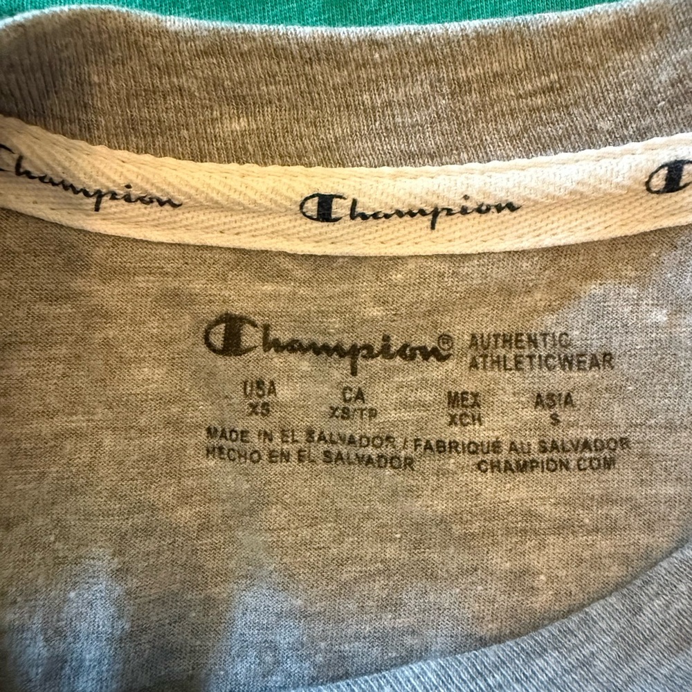 Champion Pink and Green Short Sleeve Tees - Picture 3 of 5